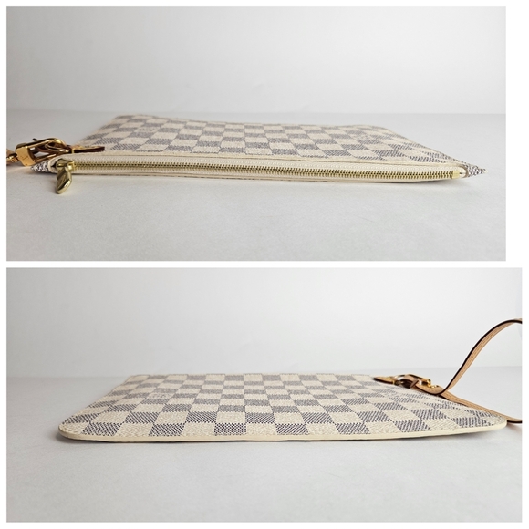 Authentic Louis Vuitton Damier Azur Neverfull Pochette #4002M - Picture 4 of 7